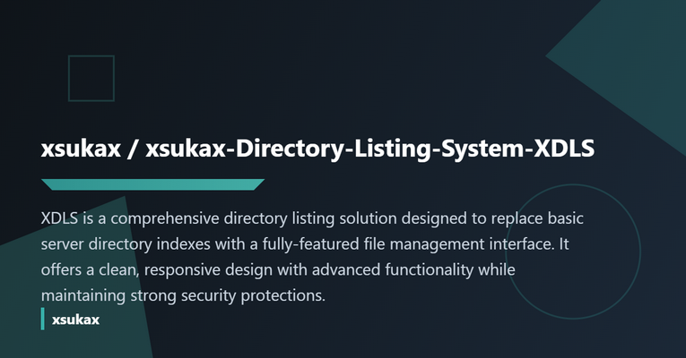 xsukax Directory Listing System – XDLS
