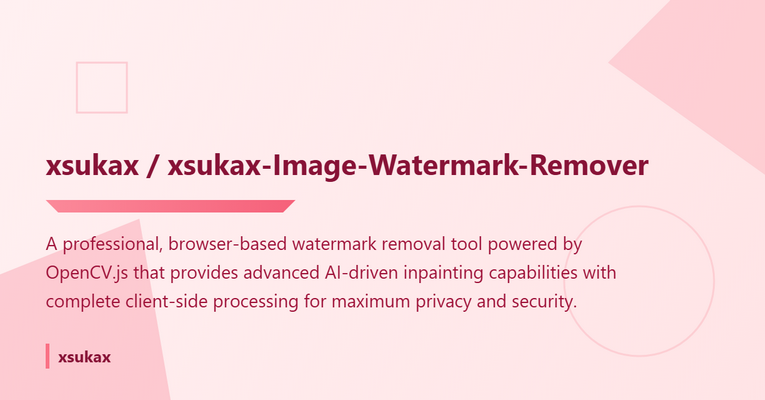 xsukax Image Watermark Remover