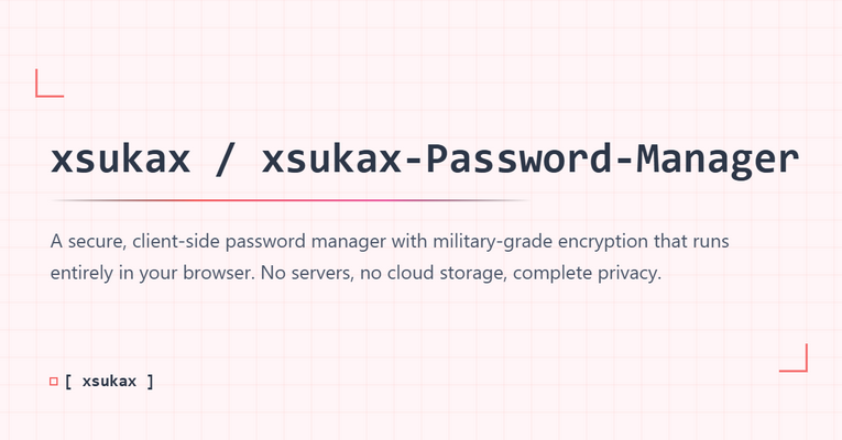 xsukax Password Manager